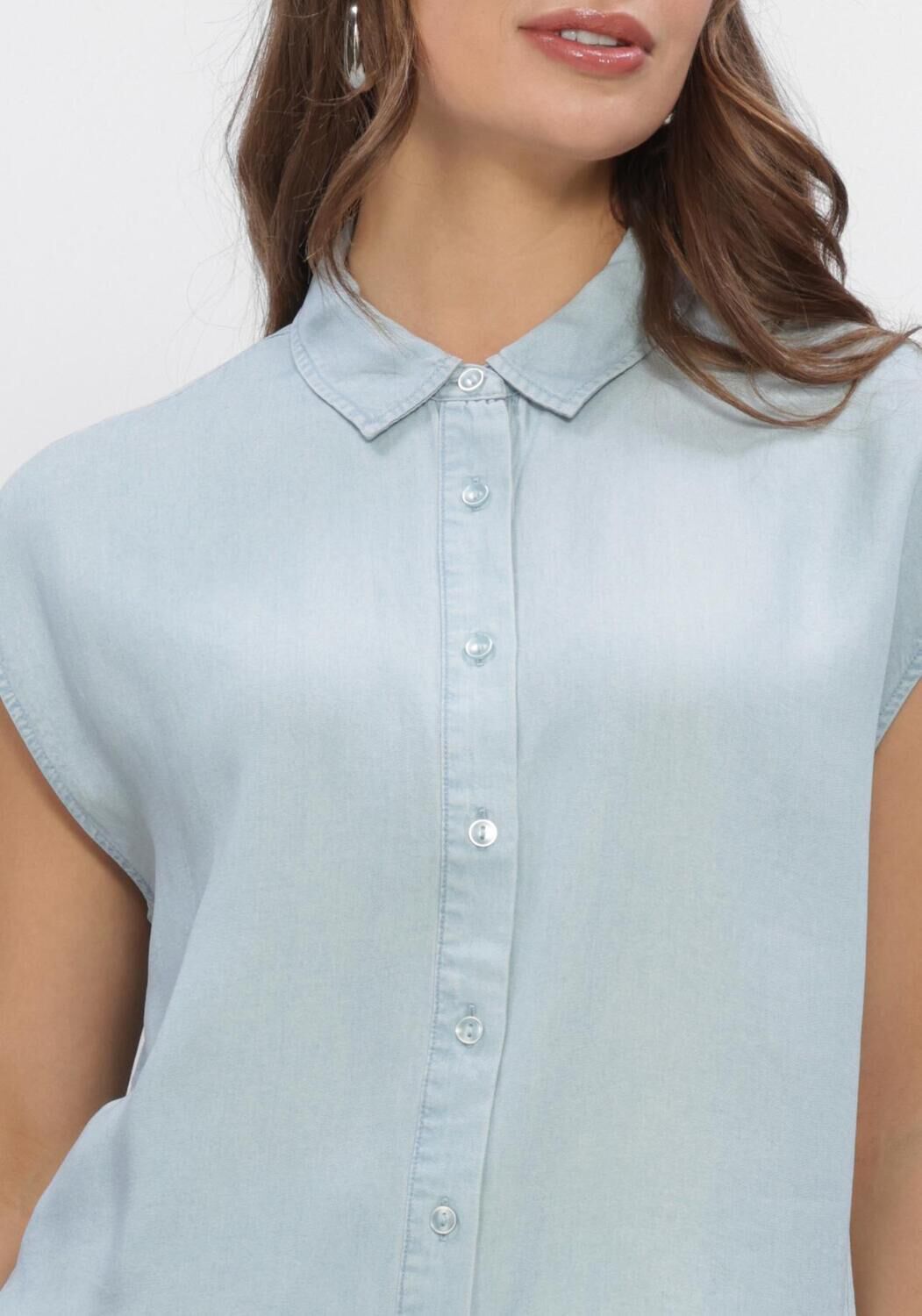 Blaue NUKUS Blusen SANNE TOP - large