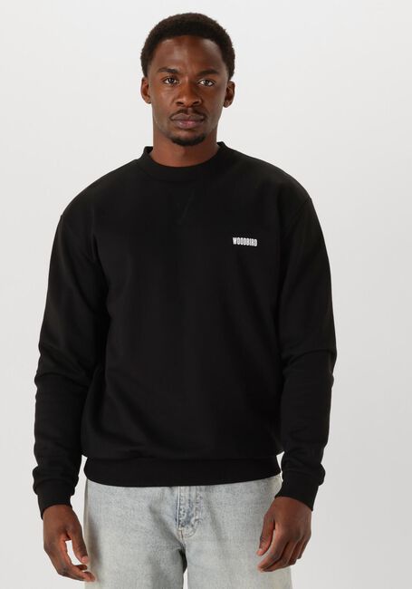Schwarze WOODBIRD Sweatshirt WBCAINE MIN CREW - large