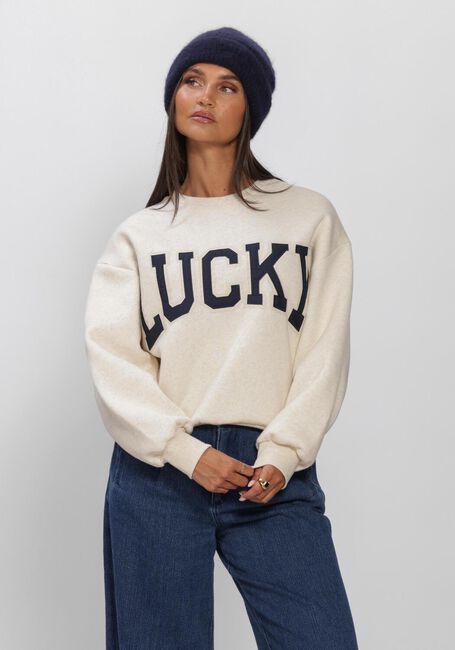 Creme BY-BAR Sweatshirt LILI PATCHWORK SWEATER - large