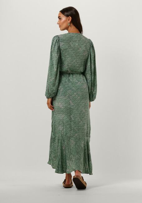 Grüne SISSEL EDELBO Maxikleid ZELDA WRAP DRESS - large