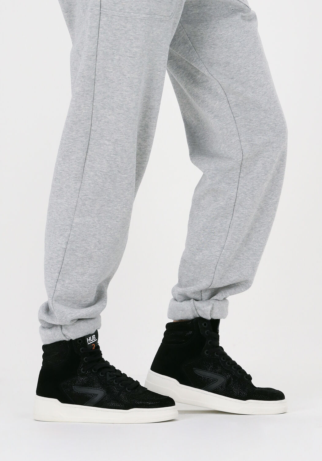 Schwarze HUB Sneaker High COURT-Z HIGH - large