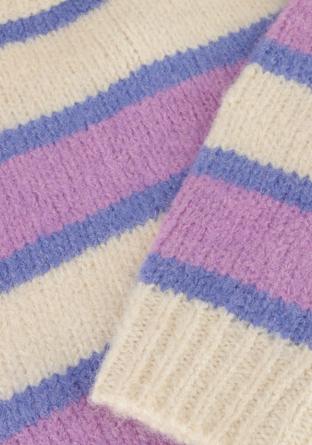 Sand DAILY7 Pullover KNITTED SWEAT FANCY STRIPE - large