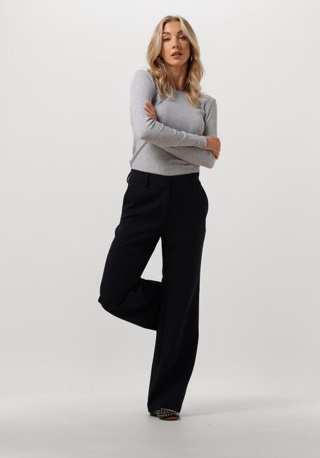 Graue SELECTED WOMEN Tops & T-shirts ANNA LS CREW NECK TEE S - large