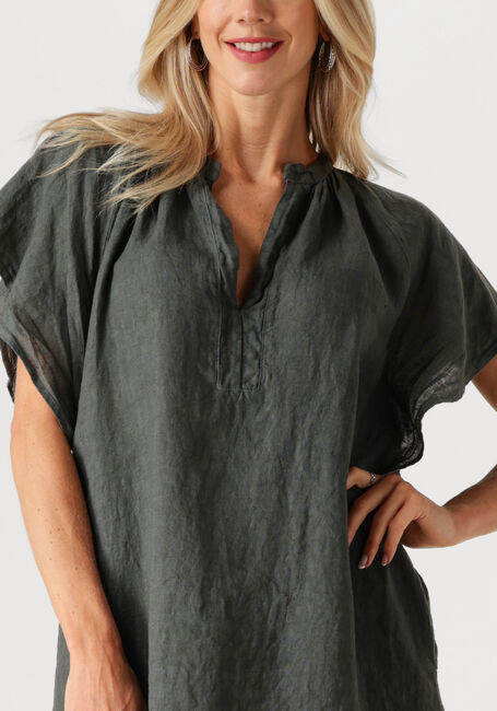 Graue BY-BAR Minikleid VINA LINEN DRESS - large