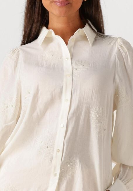 Weiße NUKUS Blusen MILANOVA BLOUSE PEARL - large