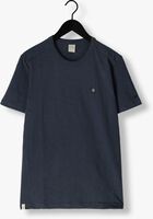Dunkelblau CAST IRON T-shirt SHORT SLEEVE R-NECK ORGANIC COTTON SLUB ESSENTIAL