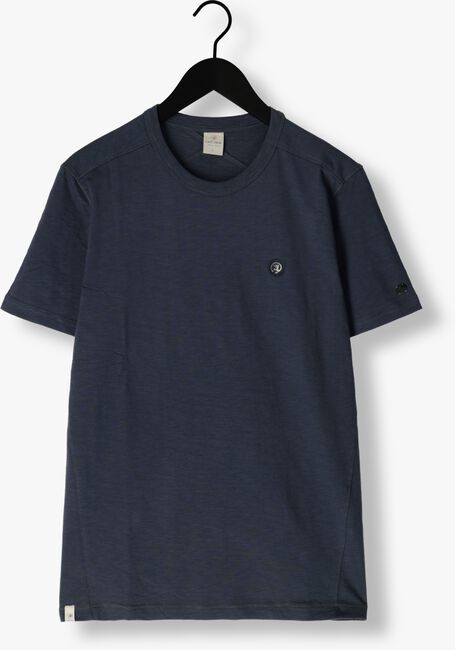 Dunkelblau CAST IRON T-shirt SHORT SLEEVE R-NECK ORGANIC COTTON SLUB ESSENTIAL - large