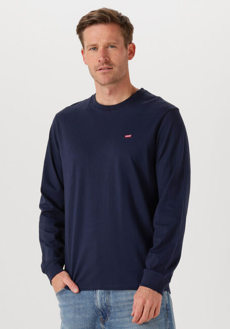 Dunkelblau LEVI'S T-shirt LS ORIGINAL HM TEE - large