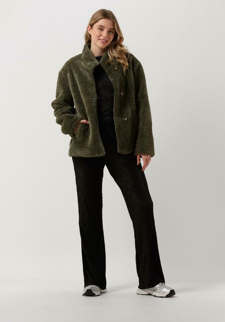Grüne ANOTHER LABEL Teddy-Jacke AVA JACKET - large