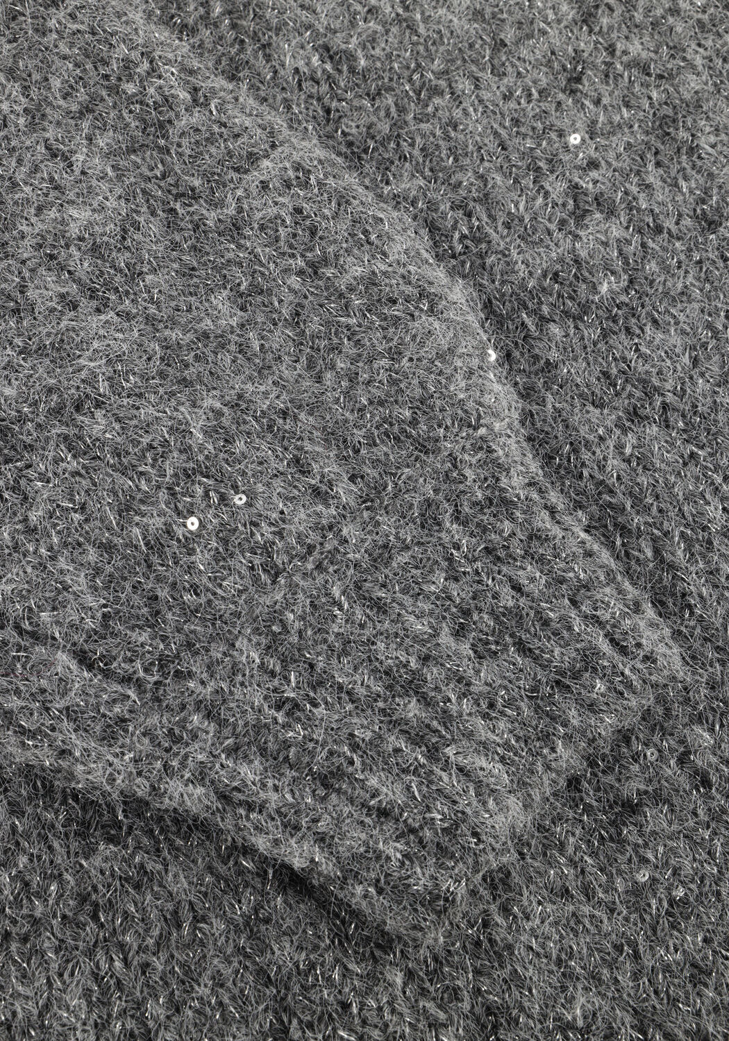 Graue OBJECT Pullover OBJNAN L/S LOS KNIT PULLOVER 141 DIV - large