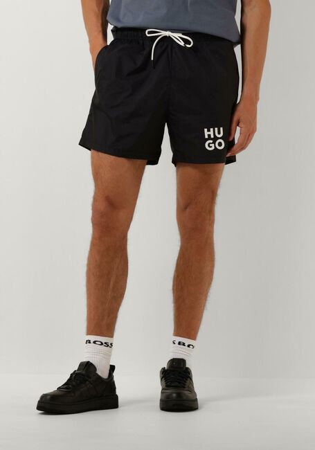 Schwarze HUGO Badehosen PAOL 10234766 - large