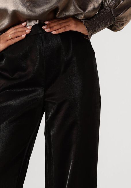 Schwarze NUKUS Hose JOSEPHINE PANTS SHINY - large