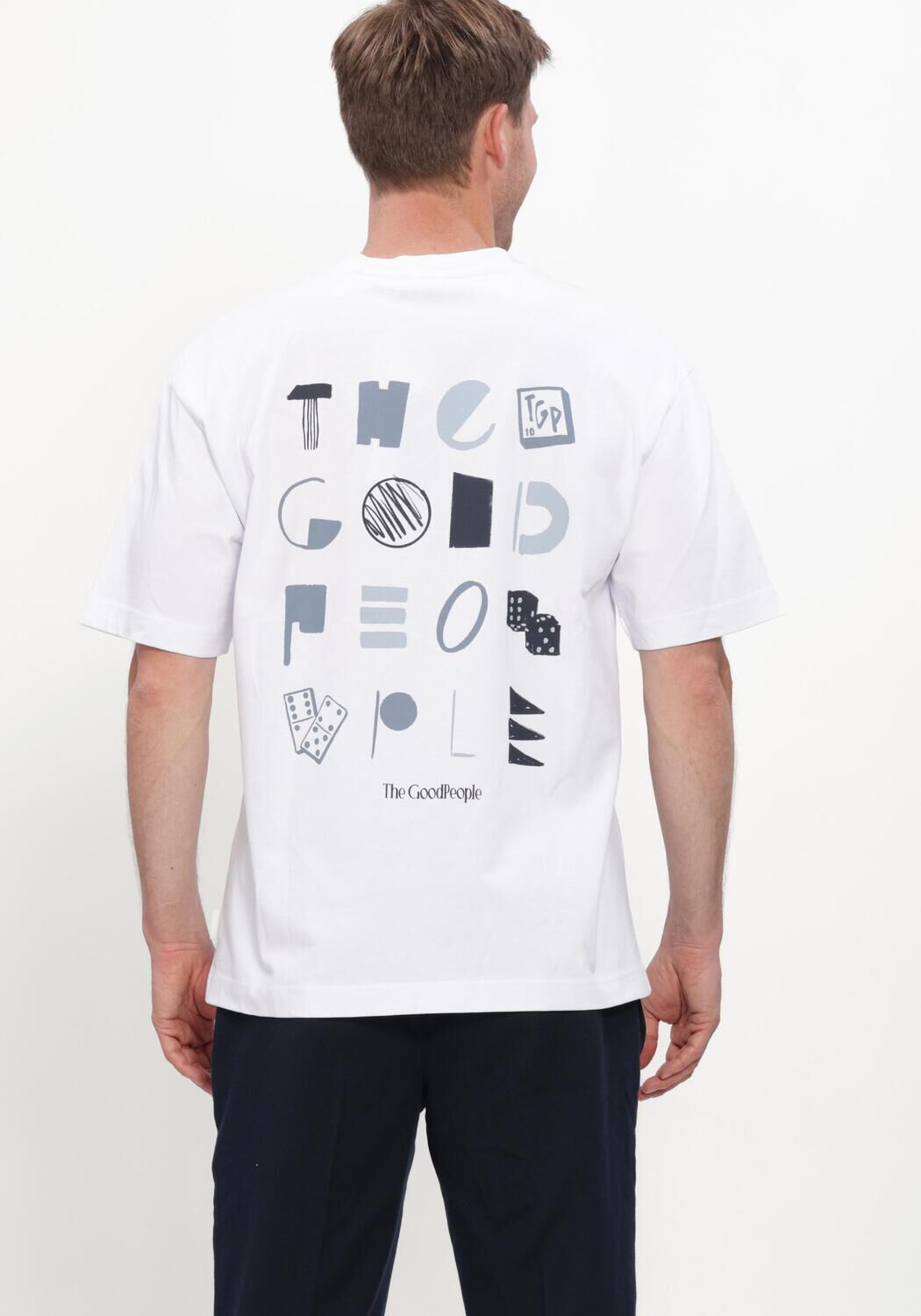 Wei&szlig;e THE GOODPEOPLE T-shirt TAX - large