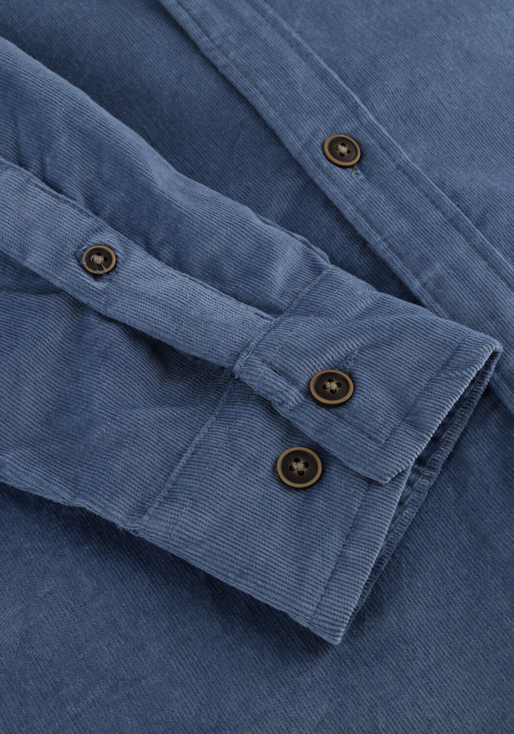 Blaue ANERKJENDT Casual-Oberhemd AKLEIF SOLID CORD SHIRT - large