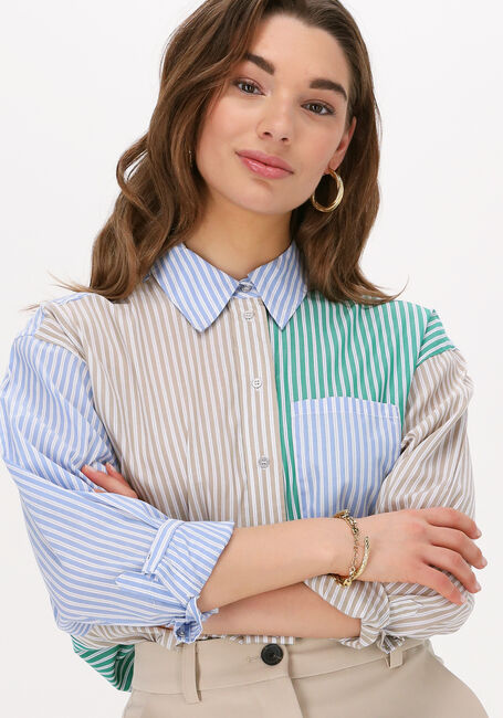 Mehrfarbige/Bunte CO'COUTURE Blusen REGINA MIX OVERSIZE SHIRT - large