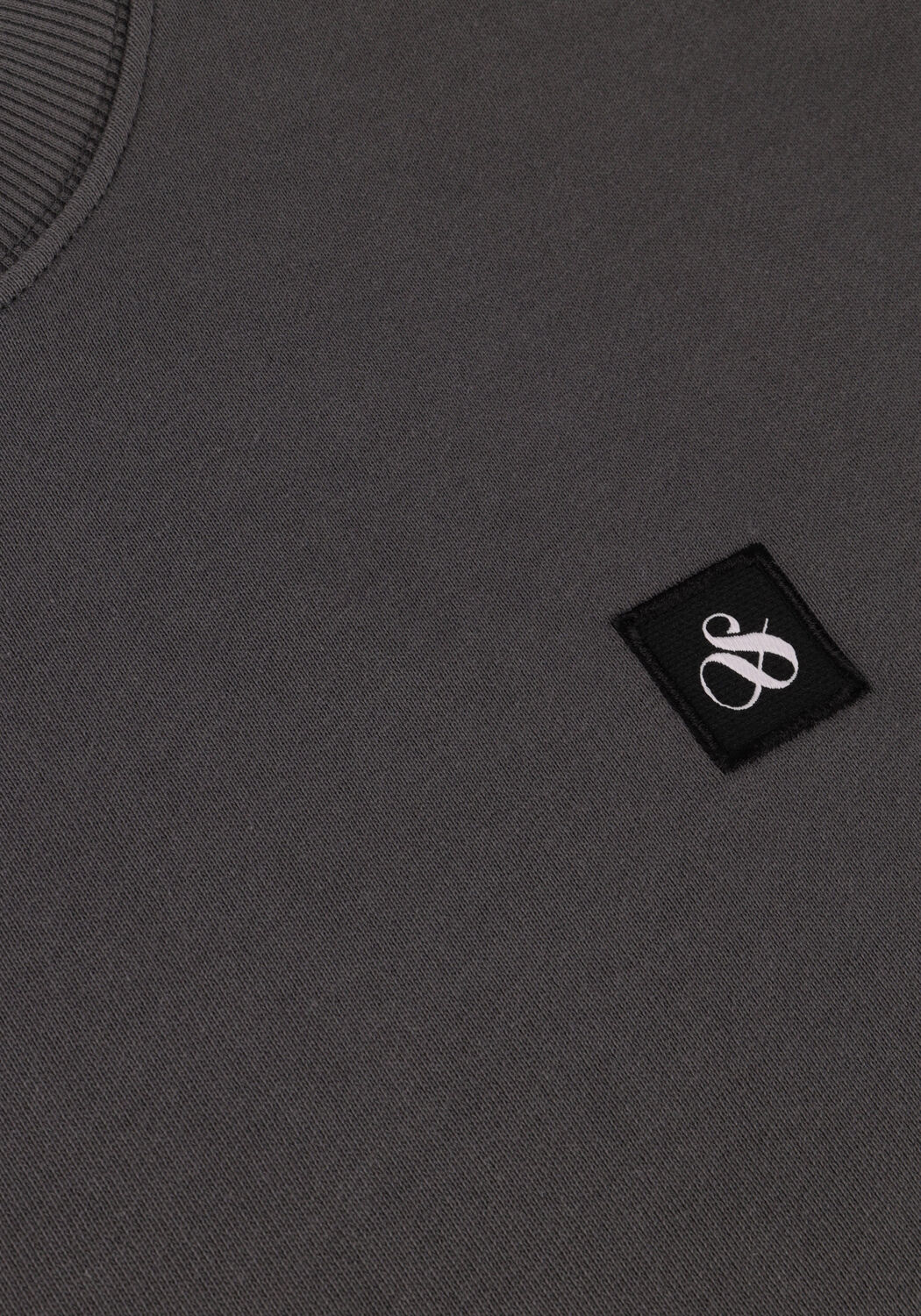 Graue SCOTCH & SODA Pullover ESSENTIAL LOGO BADGE SWEATSHIRT - large