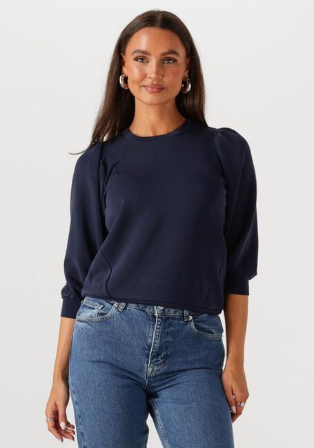 Dunkelblau SELECTED FEMME T-shirt SLFTENNY 3/4 SWEAT TOP - large