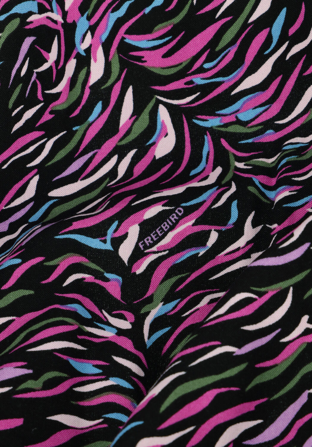 Schwarze FREEBIRD Minikleid ROWENDA - large