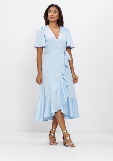 Hellblau Y.A.S. Midikleid YASTHEA 2/4 MIDI WRAP DRESS S. - large