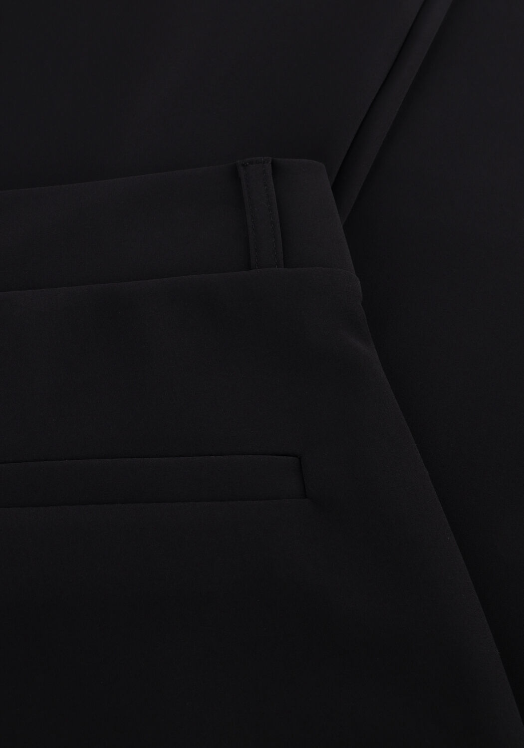 Schwarze STUDIO ANNELOES Hose ANNE BONDED TROUSERS - large