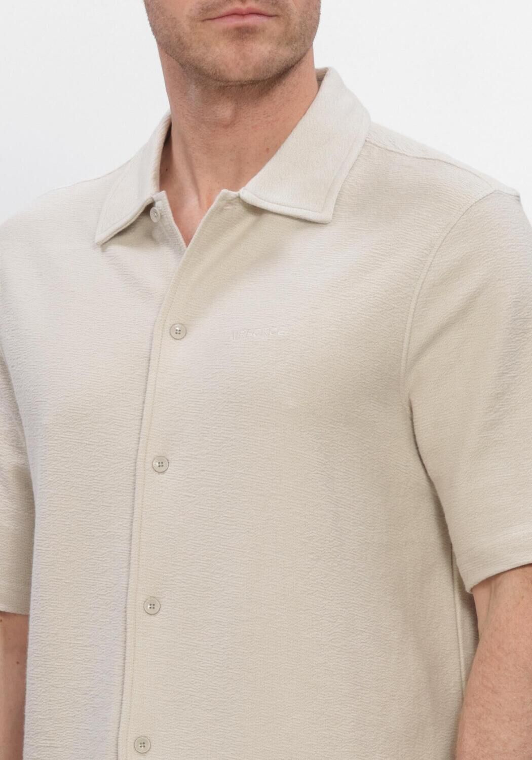 Beige AIRFORCE Casual-Oberhemd WOVEN SHORT SLEEVE SHIRT - large
