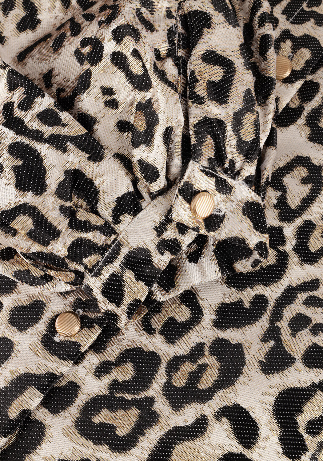 Goldfarbene NUKUS Blusen LETTIE BLOUSE PANTER - large