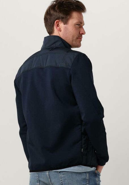 Dunkelblau CAST IRON Jack BOMBER JACKET COTTON POLAR FLEECE - large