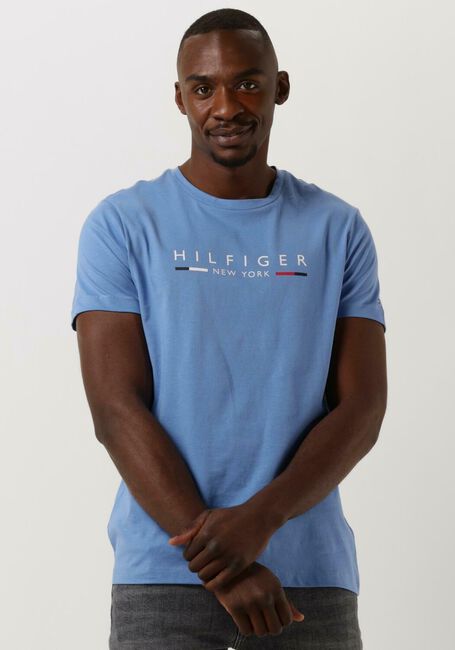 Blaue TOMMY HILFIGER T-shirt HILFIGER NEW YORK TEE - large