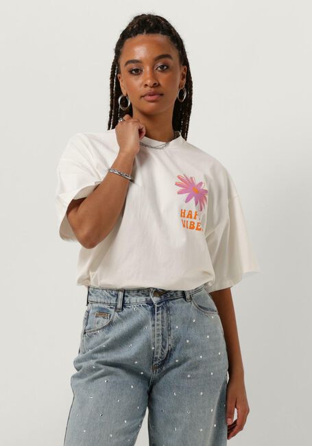 Nicht-gerade weiss YDENCE T-shirt T-SHIRT HAPPY VIBES - large
