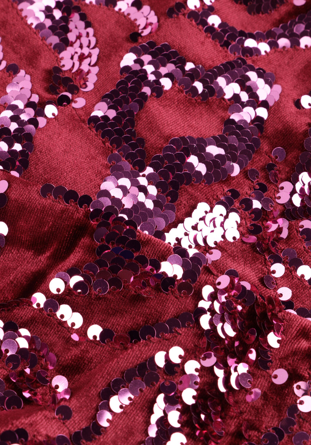 Bordeaux Y.A.S. Minikleid YASROCOCO SL SEQUIN DRESS - large