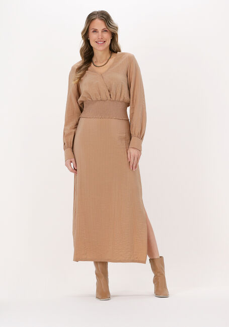 Camelfarbene ANOTHER LABEL Maxirock MALINE SKIRT - large