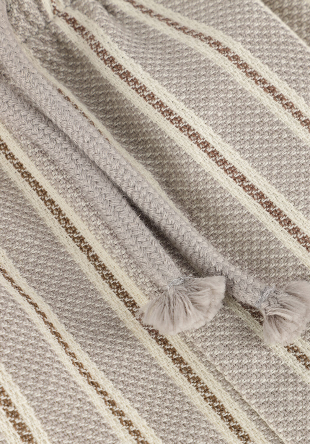 Taupe LIL' ATELIER Kurze Hose NMMFREDE STRIPE LOOSE SHORTS LIL - large