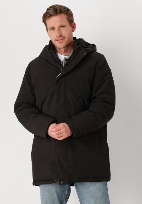 Schwarze PURE PATH Parkas REGULAR FIT JACKETS PARKA - large