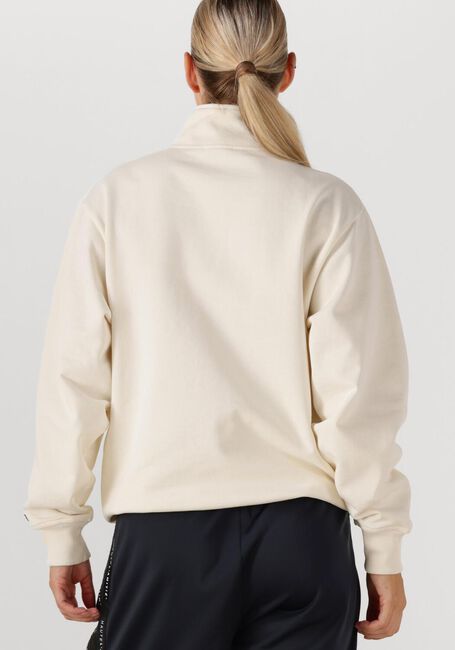 Creme MERCER AMSTERDAM Sweatshirt THE MERCER QUARTER ZIP CONTRAST - large