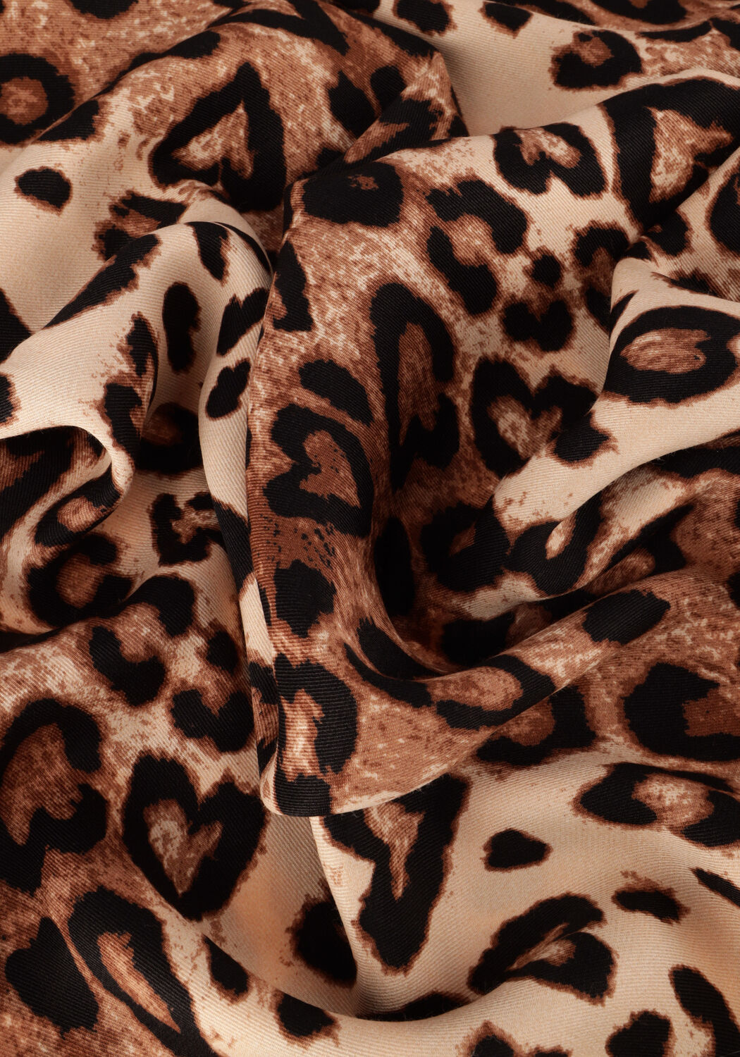 Braune ALIX THE LABEL Midikleid LADIES WOVEN TWILL LEOPARD CAMISOL DRESS - large