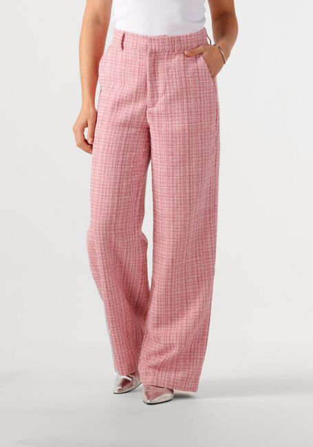 Hell-Pink NEO NOIR Hose EMMETT GLITZ BOUCLE PANTS - large