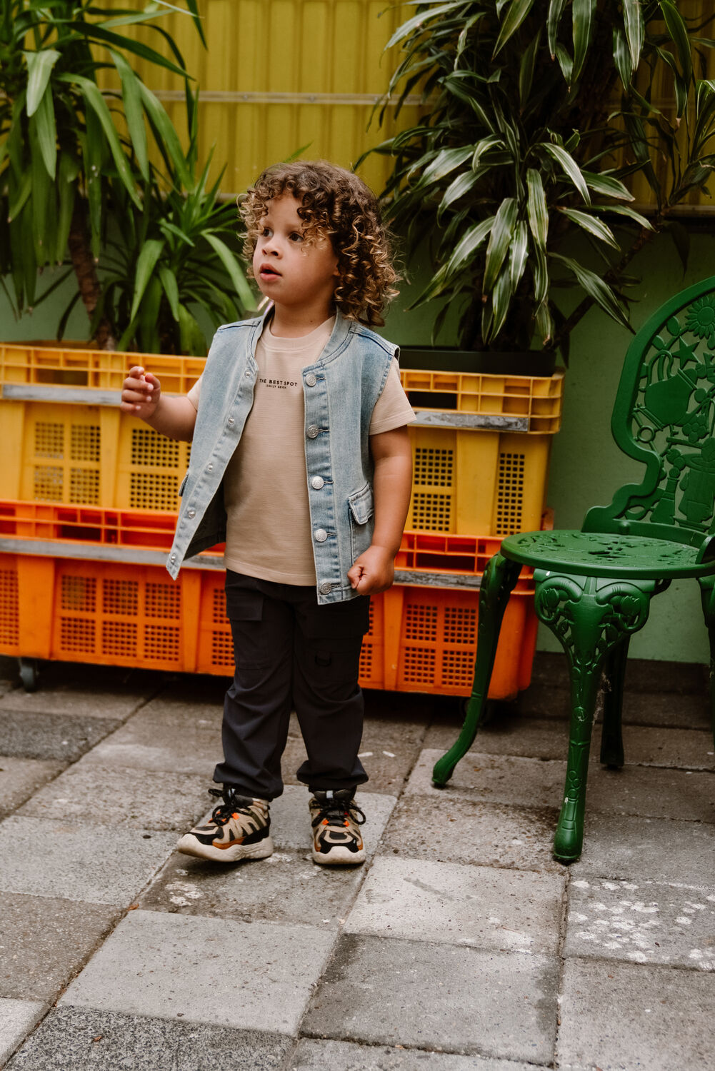 Dunkelgrau DAILY7 Cargohosen CARGO PARACHUTE PANTS - large