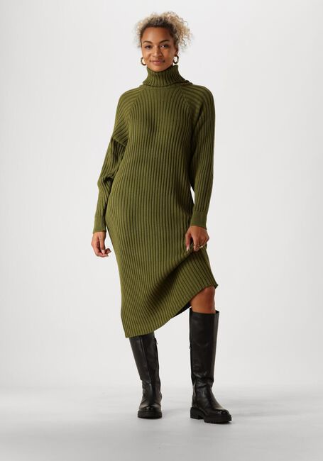 Olive Y.A.S. Midikleid YASMAVI KNIT MIDI ROLLNECK DRESS - large