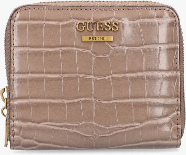 Taupe GUESS Portemonnaie KATEY SLG SMALL ZIP AROUND - large
