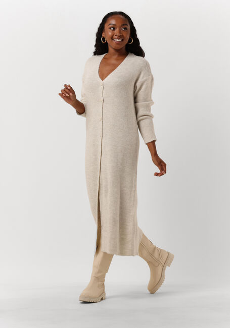 Weiße ANOTHER LABEL Midikleid SMASTEIN DRESS L/S - large