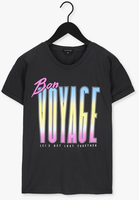 Schwarze COLOURFUL REBEL T-shirt BON VOYAGE BOXY TEE - large