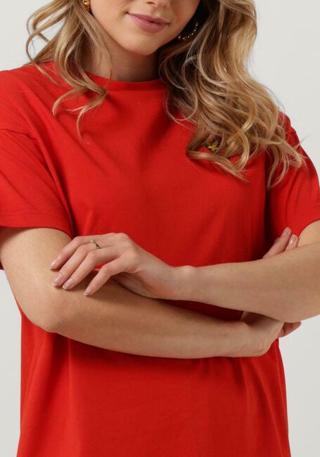 Rote LYLE & SCOTT T-shirt OVERSIZED T-SHIRT - large