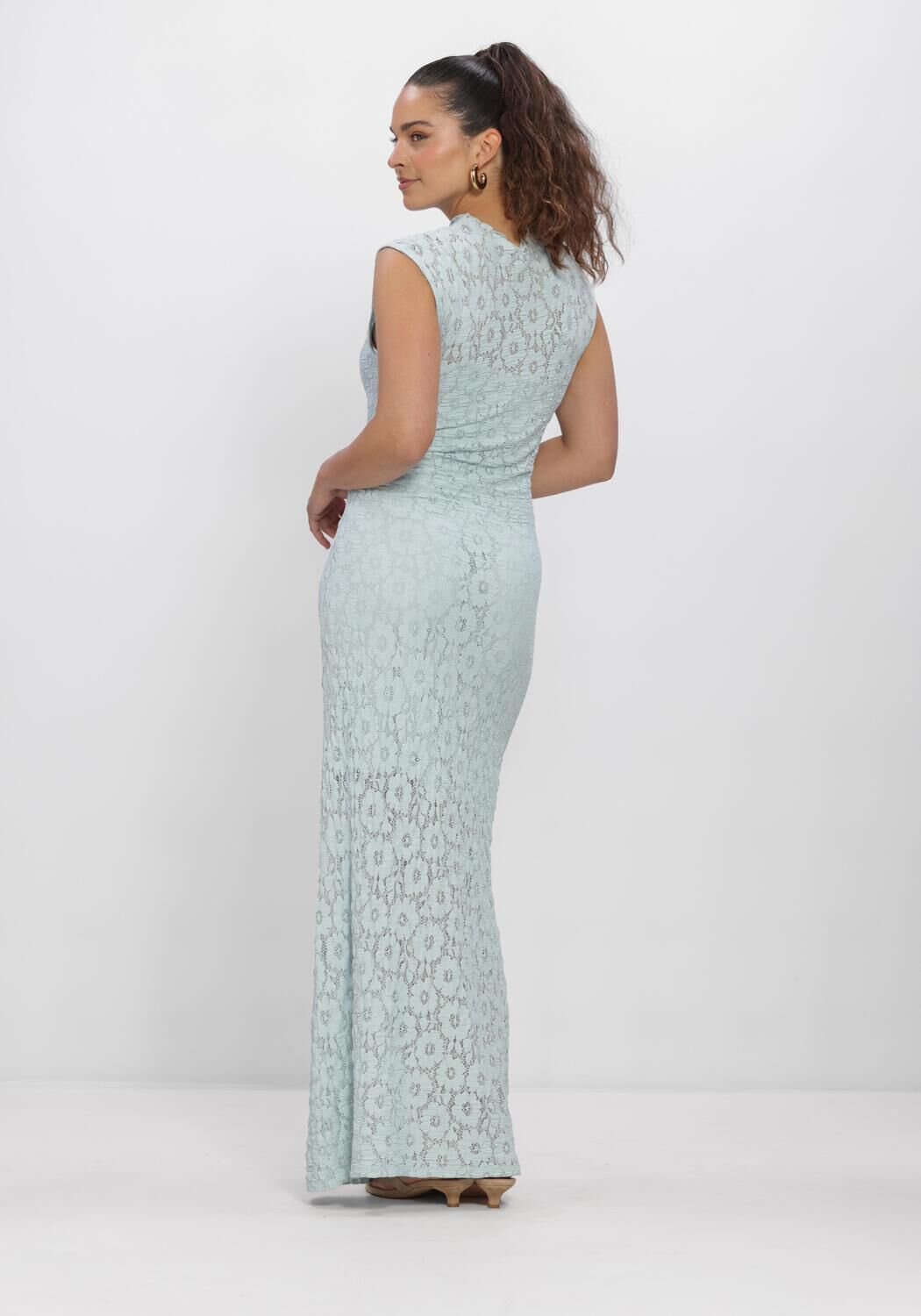Blaue OBJECT Maxikleid OBJREMI SL REG LONG DRESS - large
