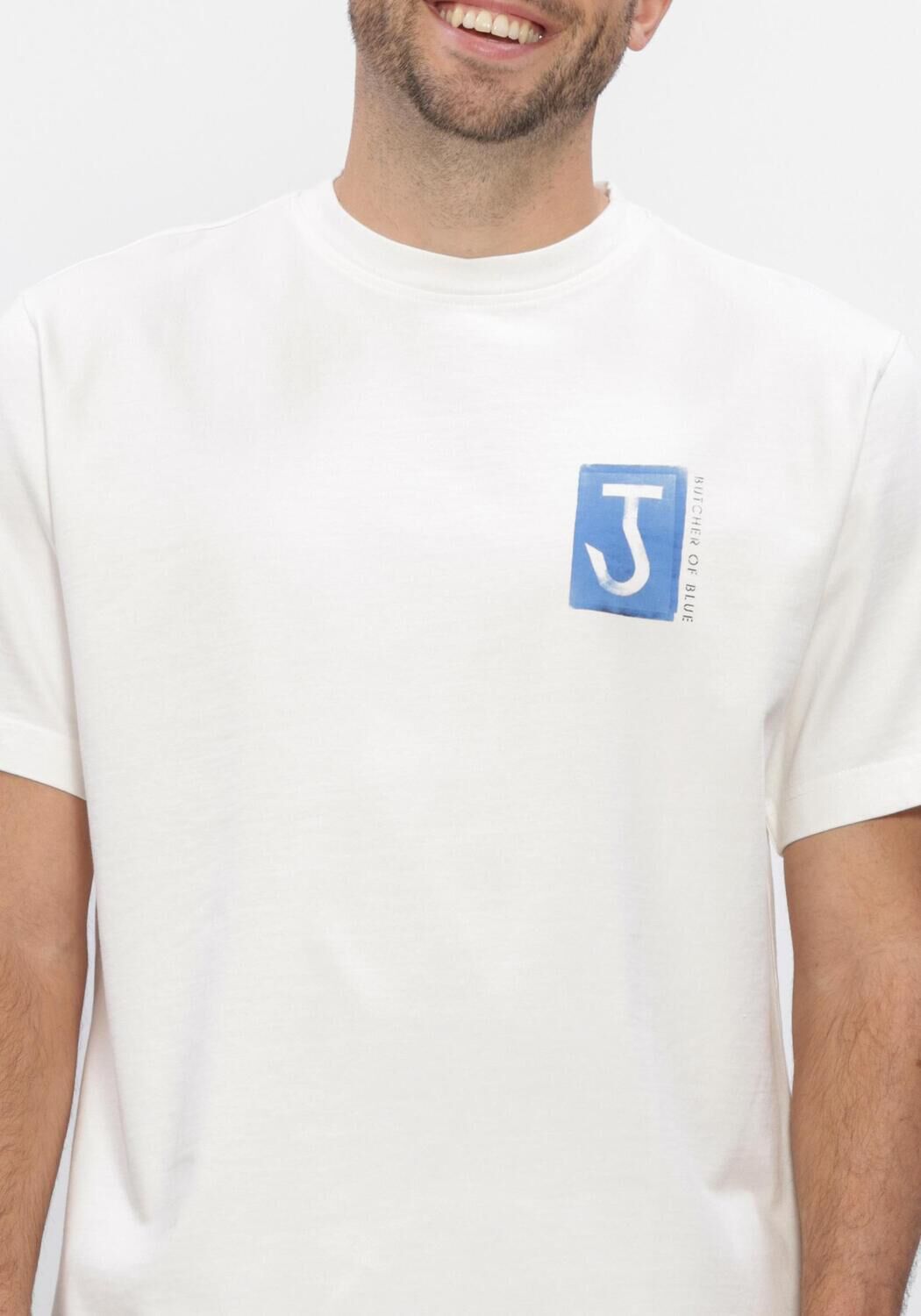 Wei&szlig;e BUTCHER OF BLUE T-shirt ARMY CYAN LOOSE TEE - large