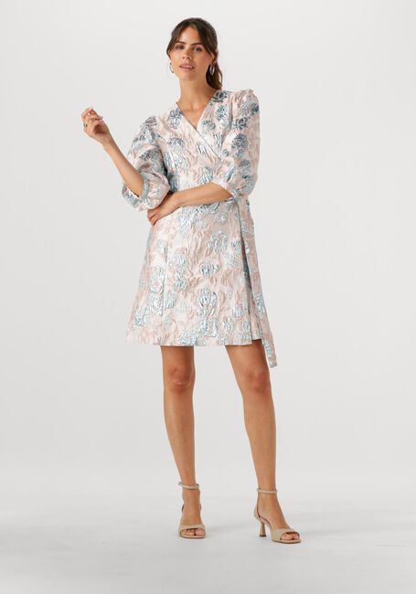 Hell-Pink SELECTED FEMME Minikleid SLFDEMMI-SIV SS WRAP DRESS - large