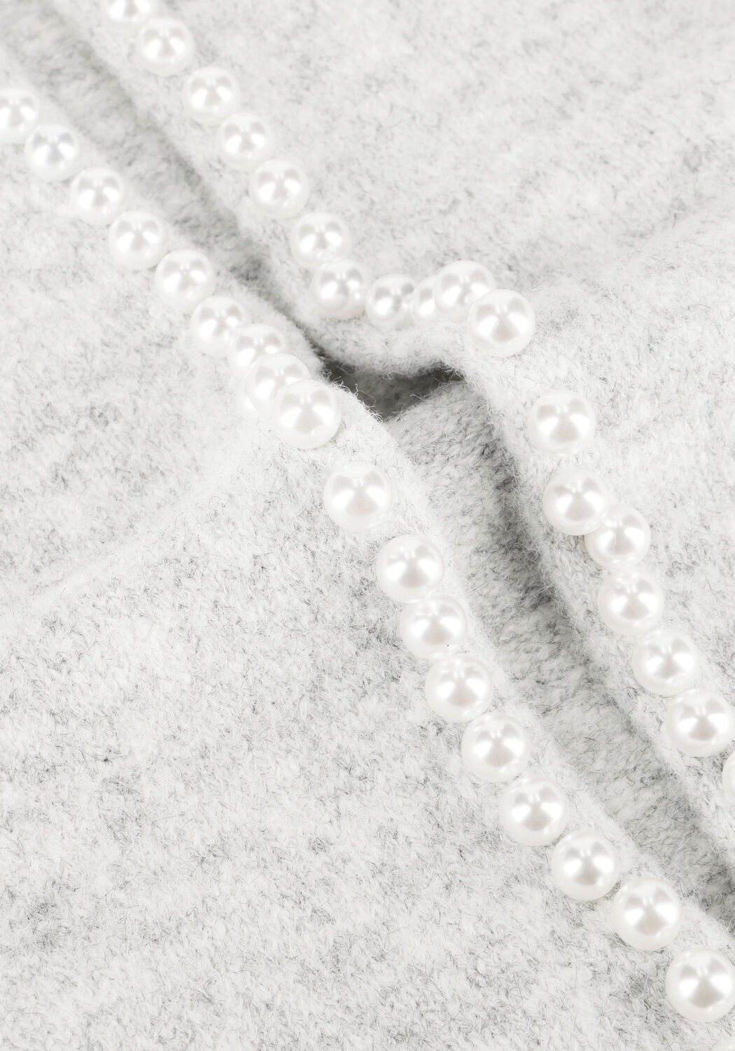 Hellgrau NEO NOIR Strickjacke LILY PEARL KNIT CARDIGAN - large