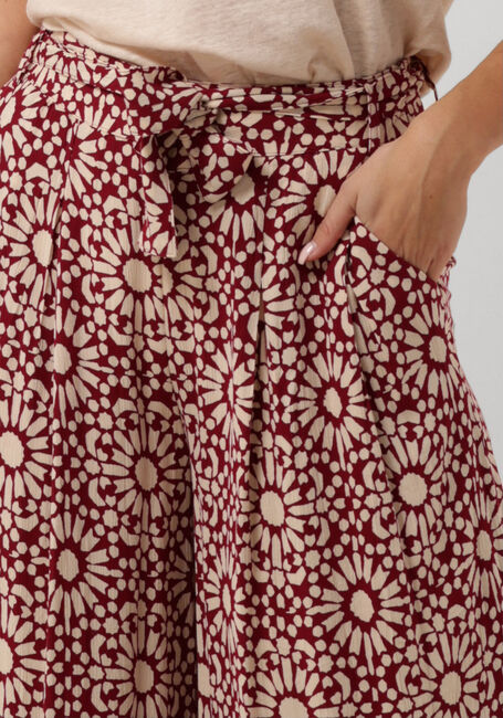 Bordeaux BY-BAR Weite Hose WANDA SUNFLOWER PANTS - large