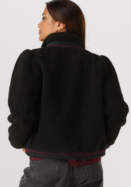 Schwarze ANTIK BATIK Teddy-Jacke SALLY JACKET - large