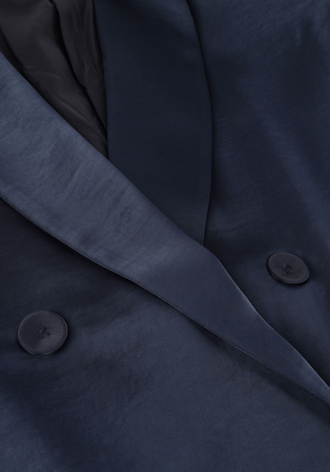 Dunkelblau NEO NOIR Blazer JARDIN HEAVY SATEEN BLAZER - large
