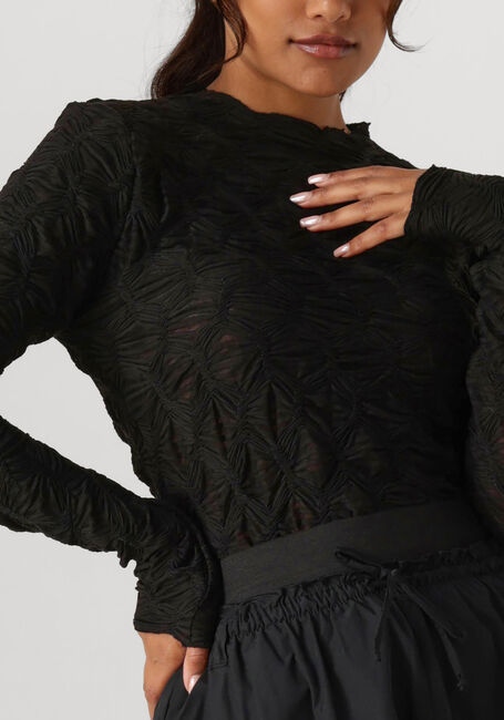 Schwarze SUMMUM Tops & T-shirts TOP SPIDER MESH - large